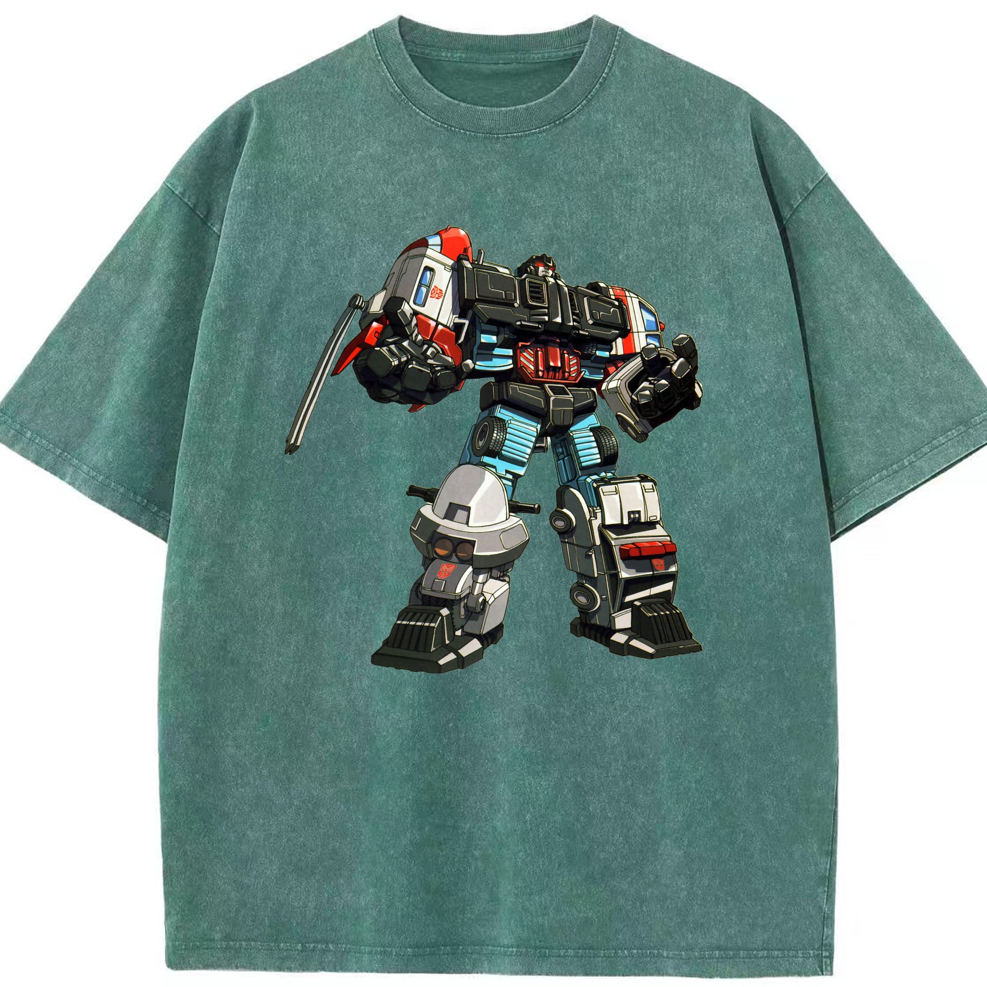 （画像用）  綿100% ヴィンテージ風 半袖Tシャツ（フロントプリント）